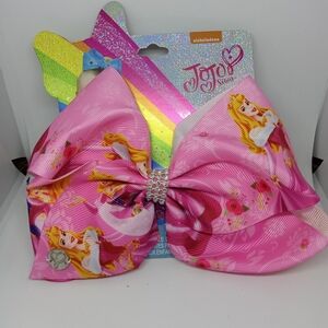 JoJo Siwa Pink Princess Glitter Hair Bow